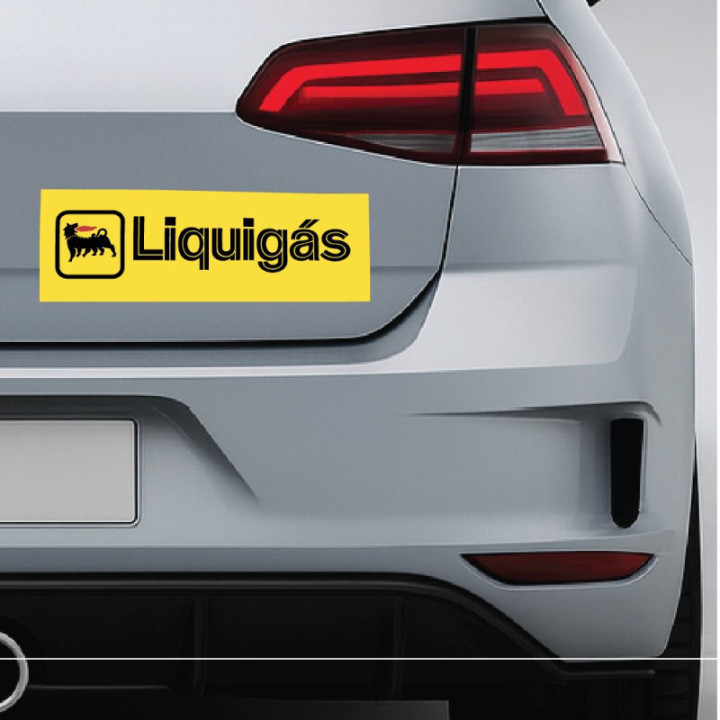 2x Agip Logo Liquigas Stickers Decals - DecalsHouse