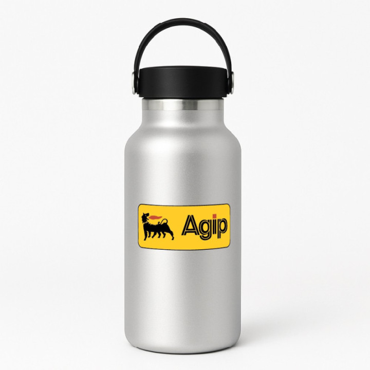 2x Agip Logo Style 5 Stickers Decals - DecalsHouse