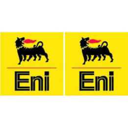 2x Agip Logo Style 8 Stickers Decals - DecalsHouse