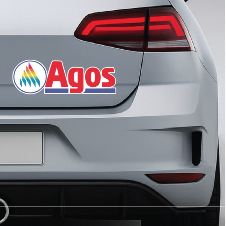 2x Agos Logo Stickers Decals - DecalsHouse