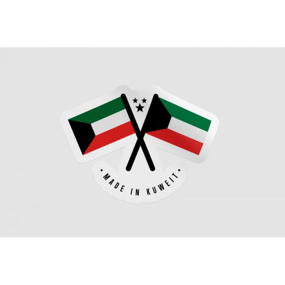 Kuwait Made In Quality Sticker