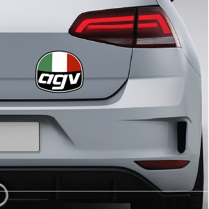2x Agv Logo Style 3 Stickers Decals - DecalsHouse