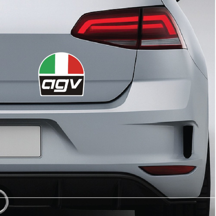 2x Agv Logo Style 4 Stickers Decals - DecalsHouse