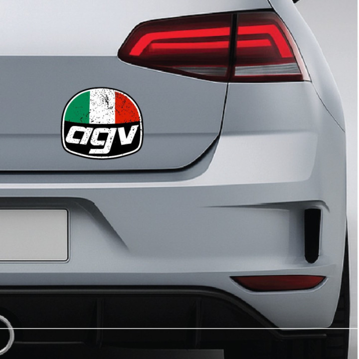 2x Agv Logo Style 5 Stickers Decals - DecalsHouse
