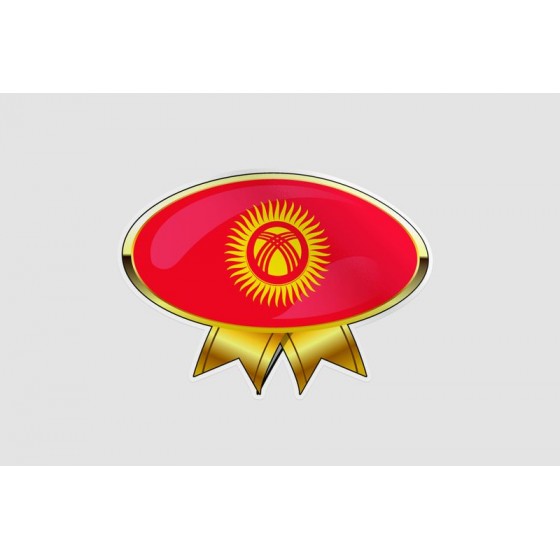 Kyrgyzstan Flag Style 17...