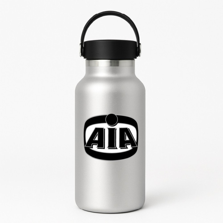 2x Aia Logo Dark Stickers Decals - DecalsHouse
