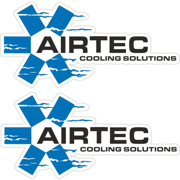 2x Airtec Cooling Solutions Stickers Decals - DecalsHouse