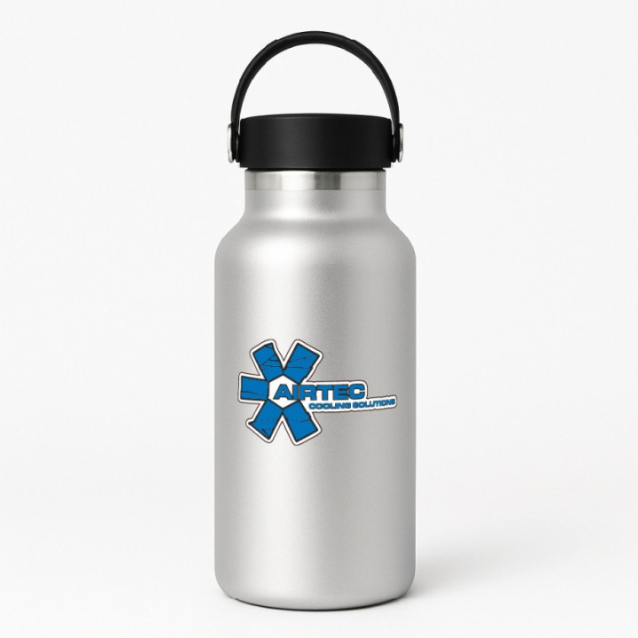 2x Airtec Cooling Solutions Style 2 Stickers Decals - DecalsHouse