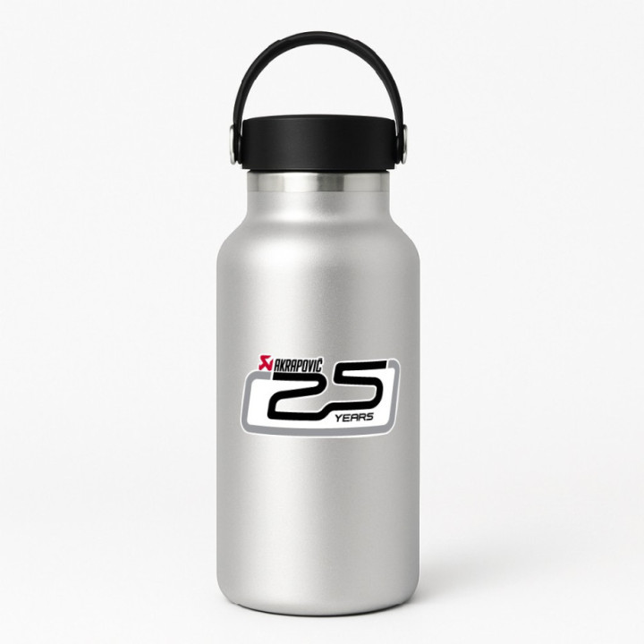 2x Akrapovic Logo 25 Years Style 2 Stickers Decals - DecalsHouse