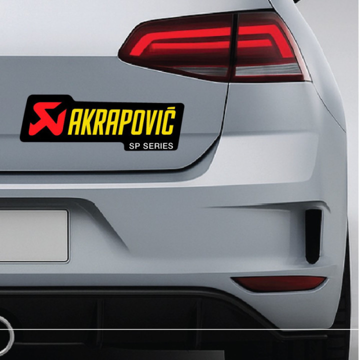 2x Akrapovic Logo Sp Series Stickers Decals - DecalsHouse