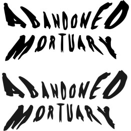 Abandoned Mortuary Stickers – Death Metal Decals (2-Pack)