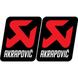 2x Akrapovic Logo Style 3 Stickers Decals - DecalsHouse