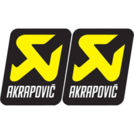 Akrapovic Exhaust Stickers – Style 9 Performance Decals (2-Pack)