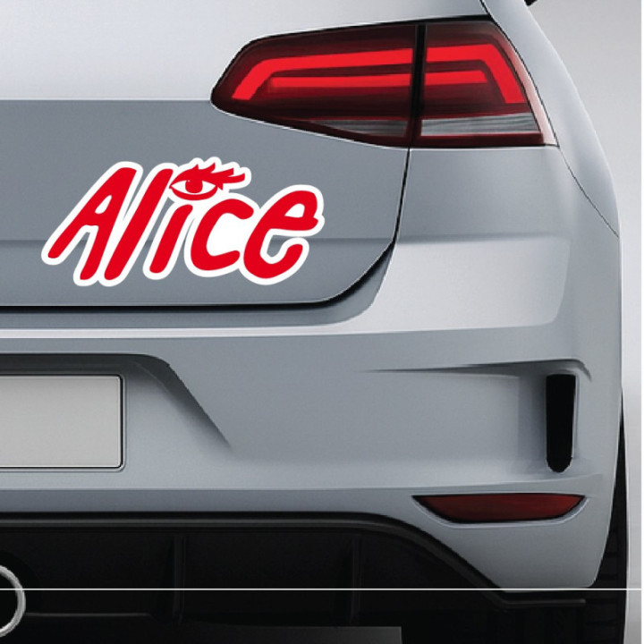 2x Alice Logo Stickers Decals - DecalsHouse