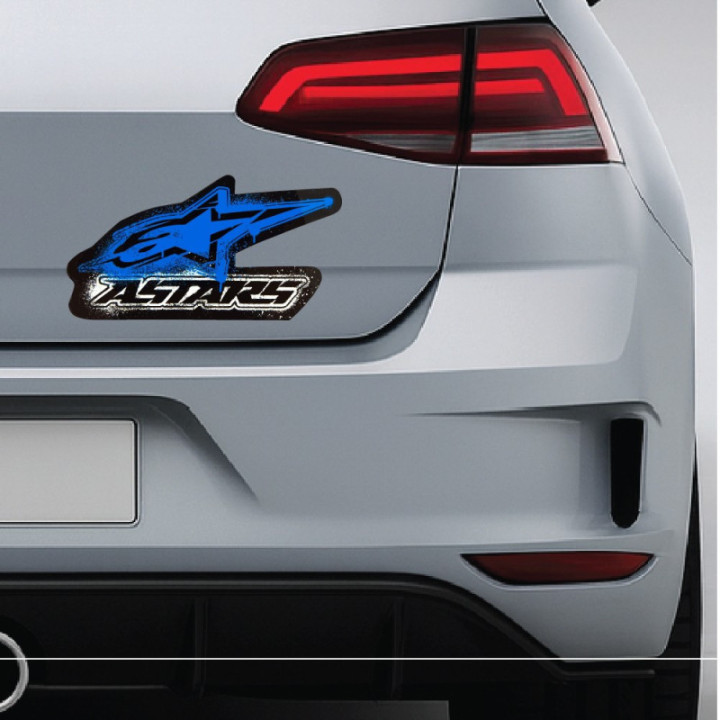 Alpinestars Style 11 Stickers – Racing MotoGP Sponsor Decals (2-Pack) | DecalsHouse
