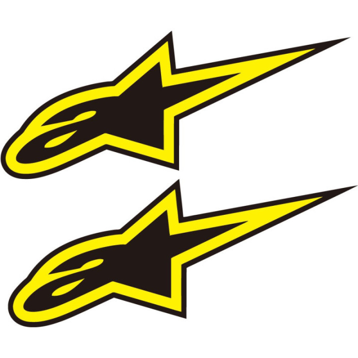 Alpinestars Style 12 Stickers – MotoGP Race Gear Decals (2-Pack)
