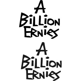 A Billion Ernies Stickers – Ska Punk Band Decals (2-Pack)