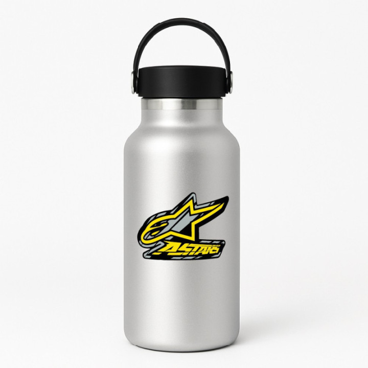 2x Alpinestars Logo Style 6 Stickers Decals - DecalsHouse