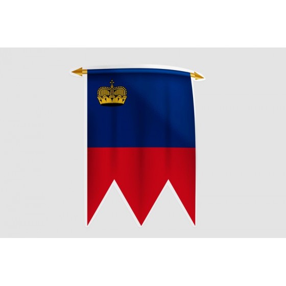 Liechtenstein Flag Style 3...