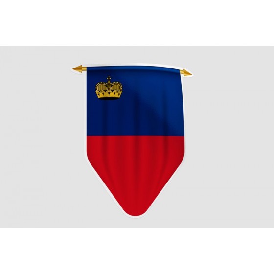 Liechtenstein Flag Style 4...