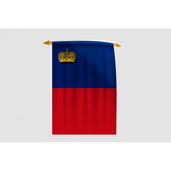 Liechtenstein Flag Style 5...
