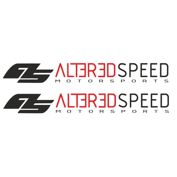 2x Altered Speed Stickers Decals - DecalsHouse