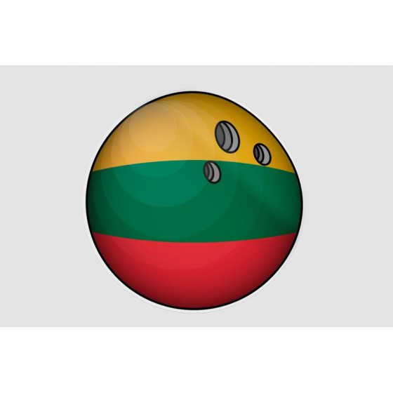 Lithuania Flag Bowling Ball...