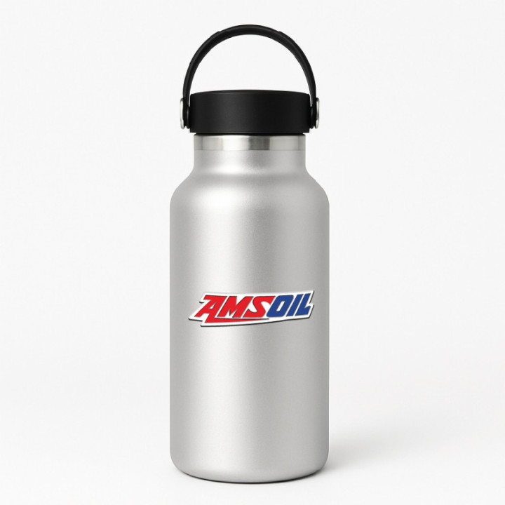 Amsoil Racing Stickers – Synthetic Oil Motorsport Sponsor Decals (2-Pack)