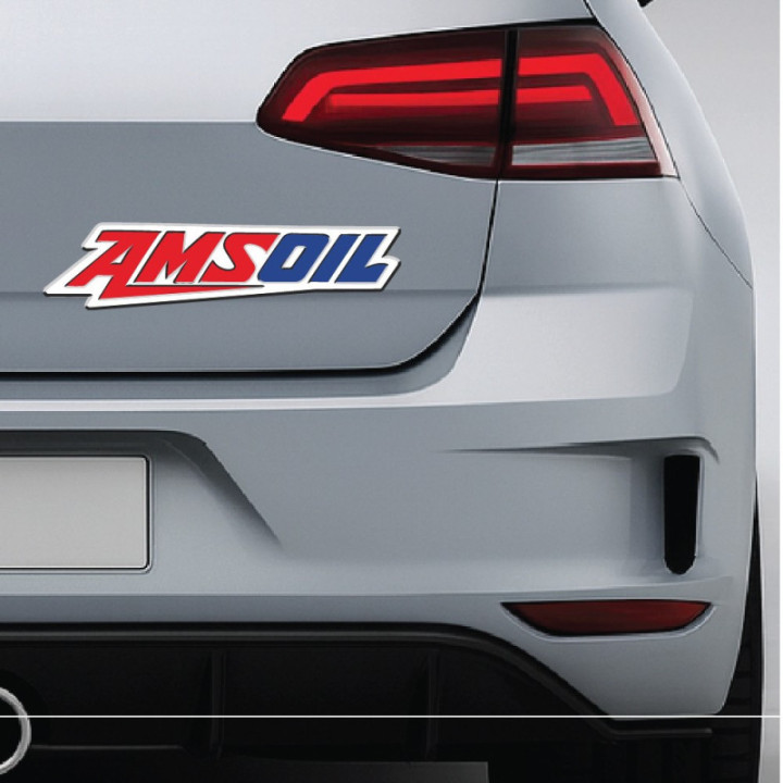 Amsoil Racing Stickers – Synthetic Oil Motorsport Sponsor Decals (2-Pack)