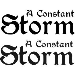 A Constant Storm Stickers – Metal Band Decals (2-Pack)