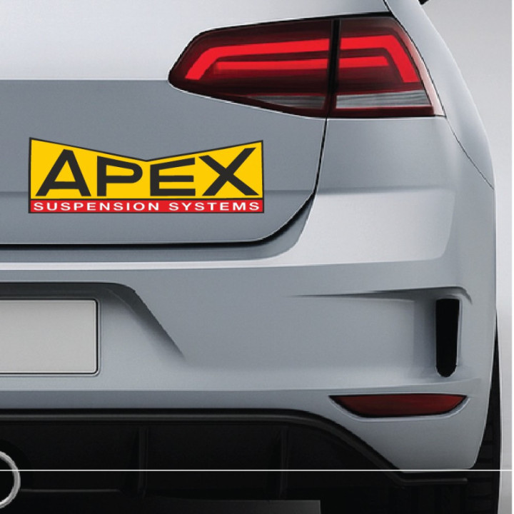 2x Apex Suspension Systems Stickers Decals - DecalsHouse