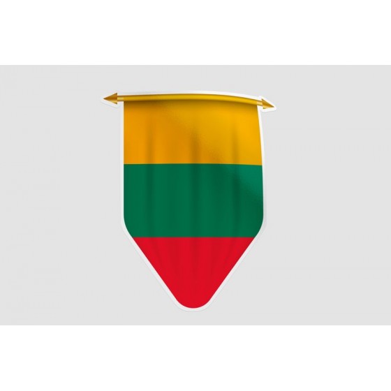Lithuania Flag Style 16...