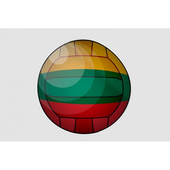 Lithuania Flag Volley Ball...