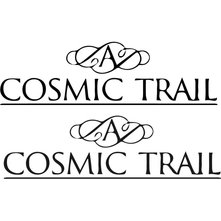 A Cosmic Trail Stickers – Band Logo Decals (2-Pack)