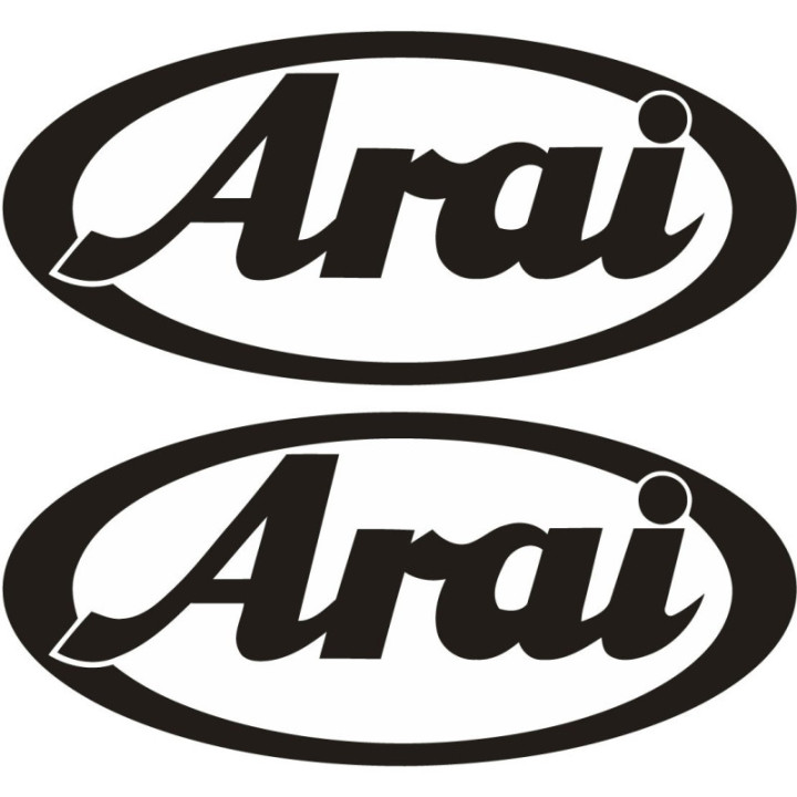 2x Arai Stickers Decals - DecalsHouse