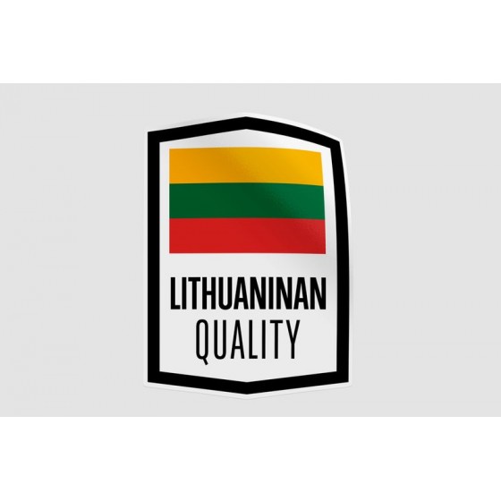Lithuania Made In Sticker