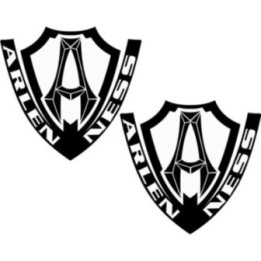 2x Arlen Ness Logo Stickers Decals - DecalsHouse