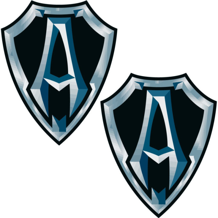 2x Arlen Ness Logo Style 2 Stickers Decals - DecalsHouse