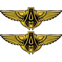 2x Arlen Ness Logo Style 3 Stickers Decals - DecalsHouse