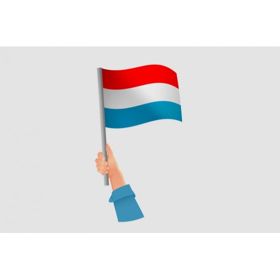 Luxembourg Flag Style 11...