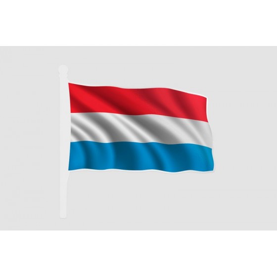 Luxembourg Flag Style 12...