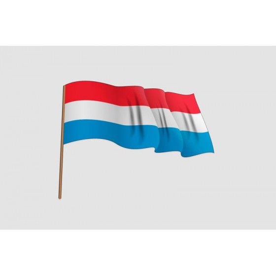Luxembourg Flag Style 14...
