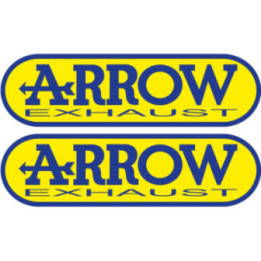 2x Arrow Exhaust Logo Stickers Decals - DecalsHouse