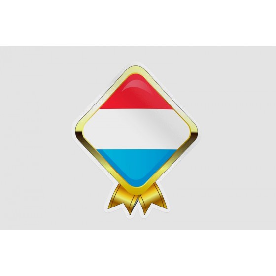 Luxembourg Flag Style 27...