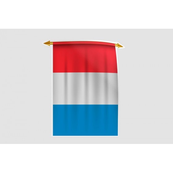 Luxembourg Flag Style 32...