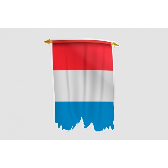 Luxembourg Flag Style 35...