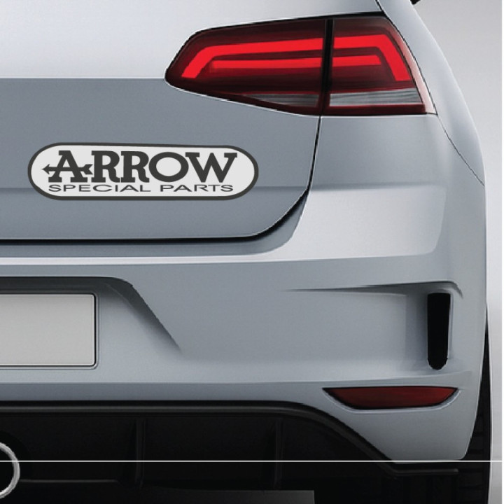 Arrow Special Parts Stickers – Exhaust Racing Decals (2-Pack)