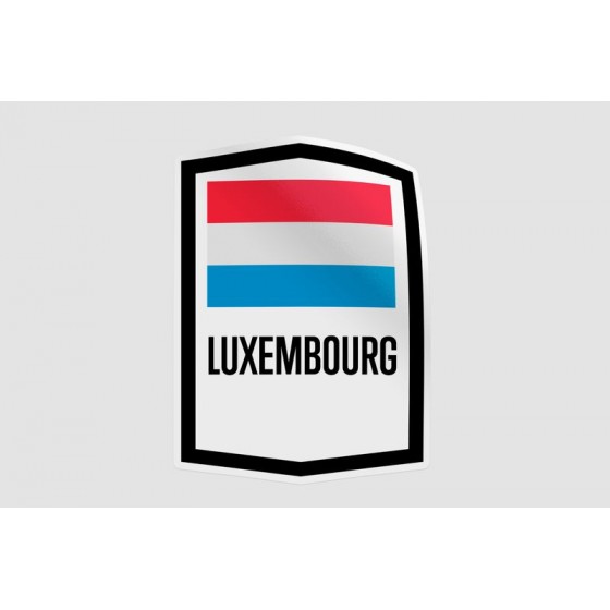 Luxembourg Flag Style 39...