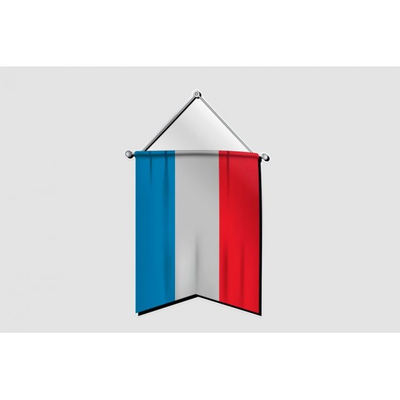 Luxembourg Flag Style 4...