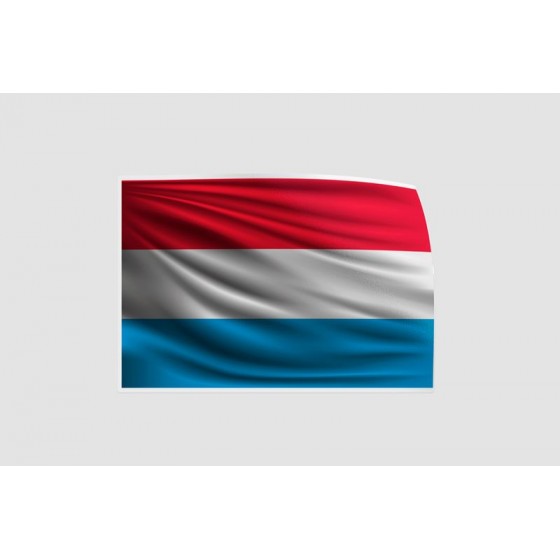 Luxembourg Flag Style 43...